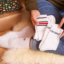 Lot De 5 Paires Chaussettes Chaudes Hiver VEGCOO - Taille 37-42 - Pour Femme/Homme, Cadeau Noël - 8