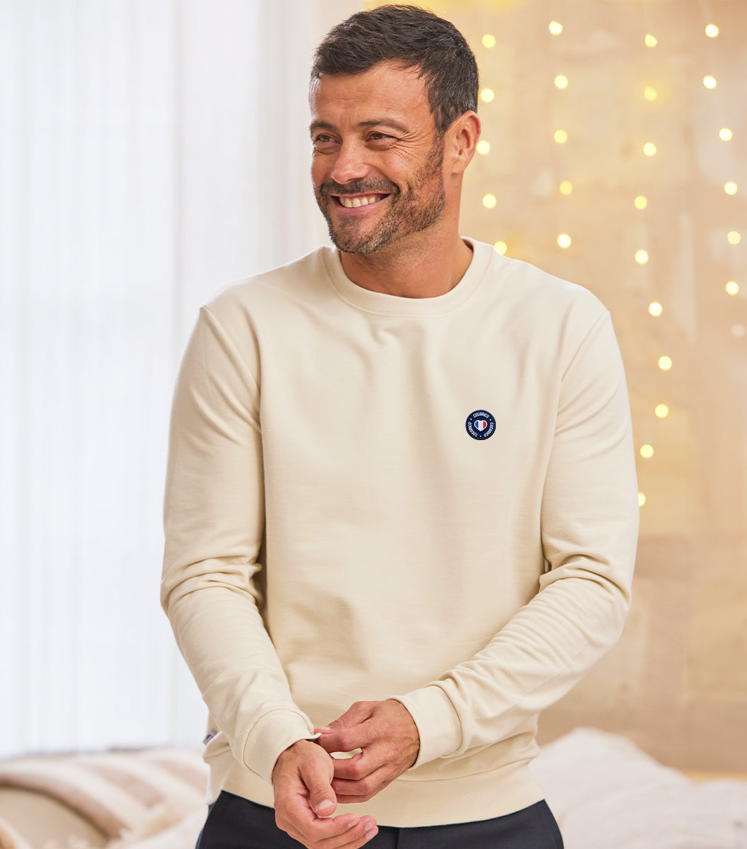 Sweat Homme Sable - Blason