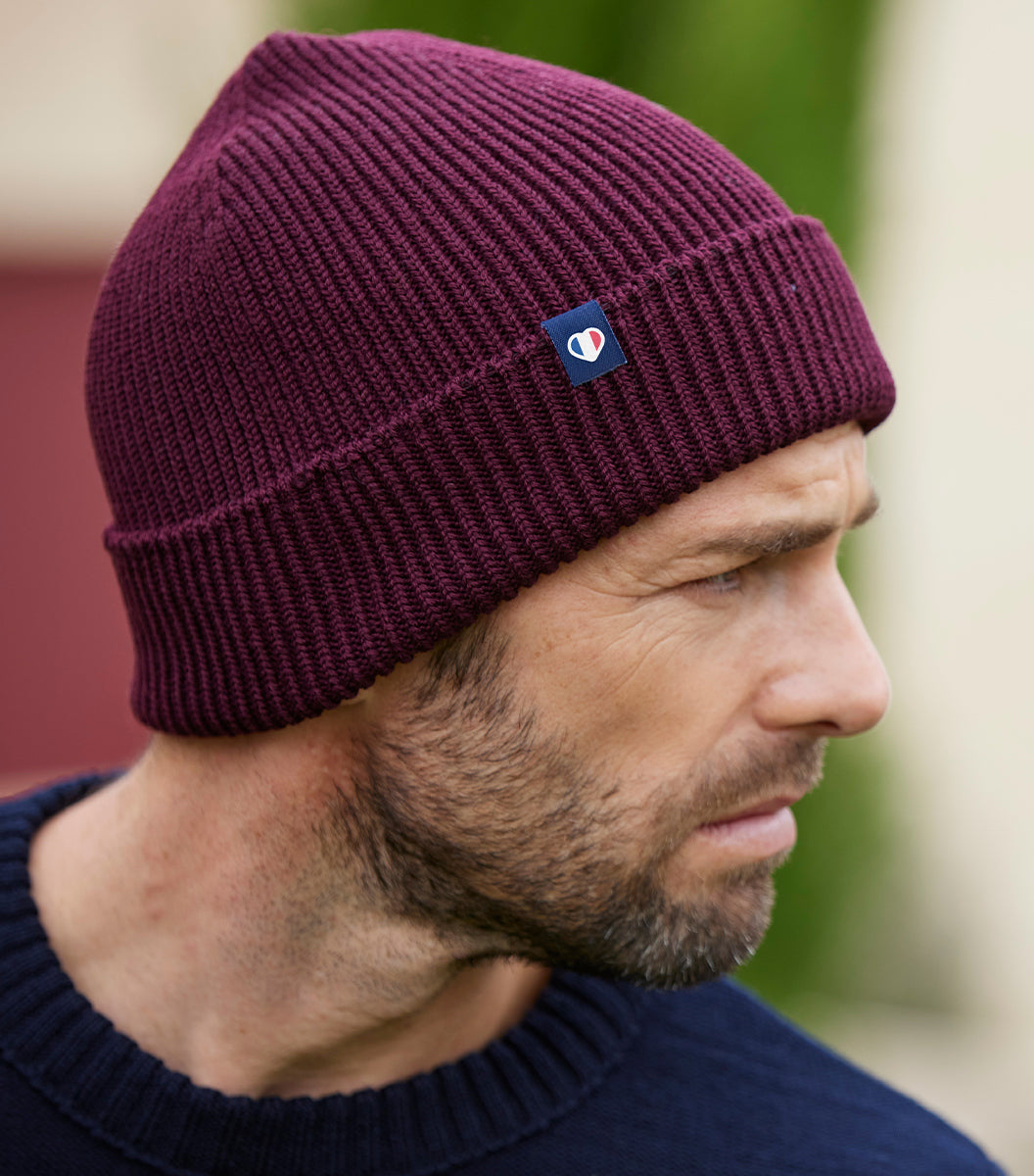 Bonnet Homme Bordeaux