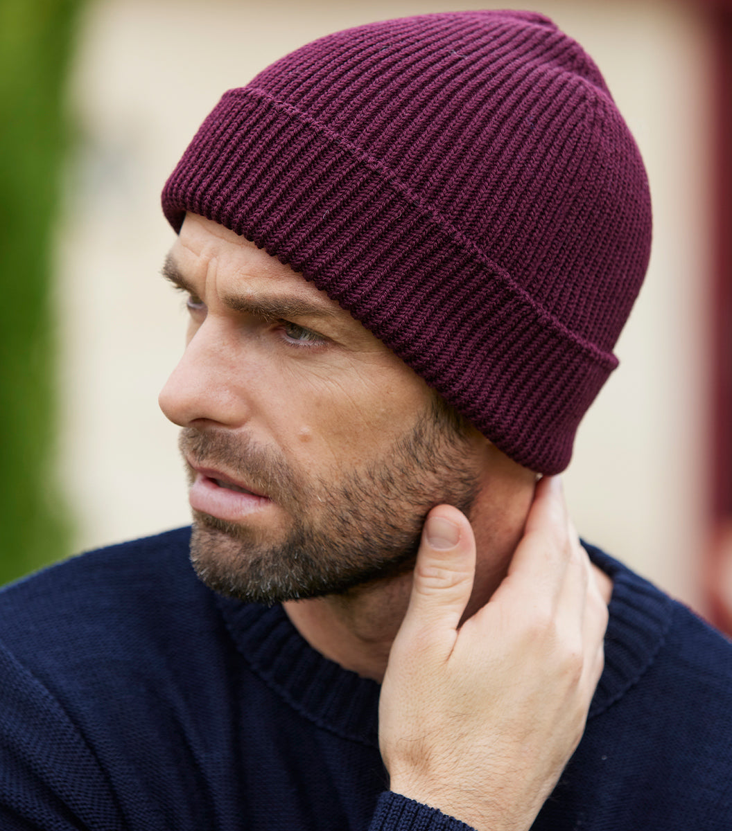 Bonnet Homme Bordeaux