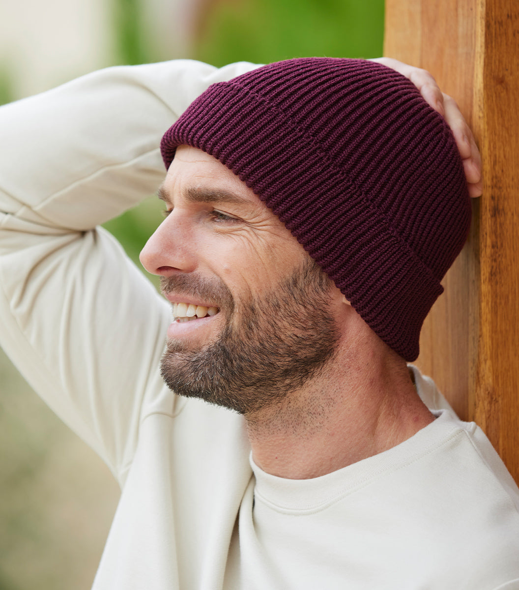 Bonnet Homme Bordeaux
