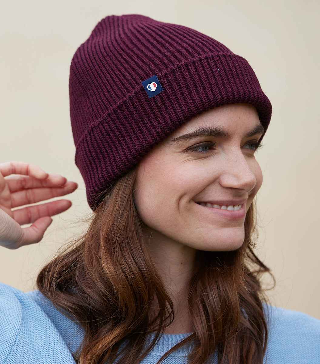Bonnet Femme Bordeaux