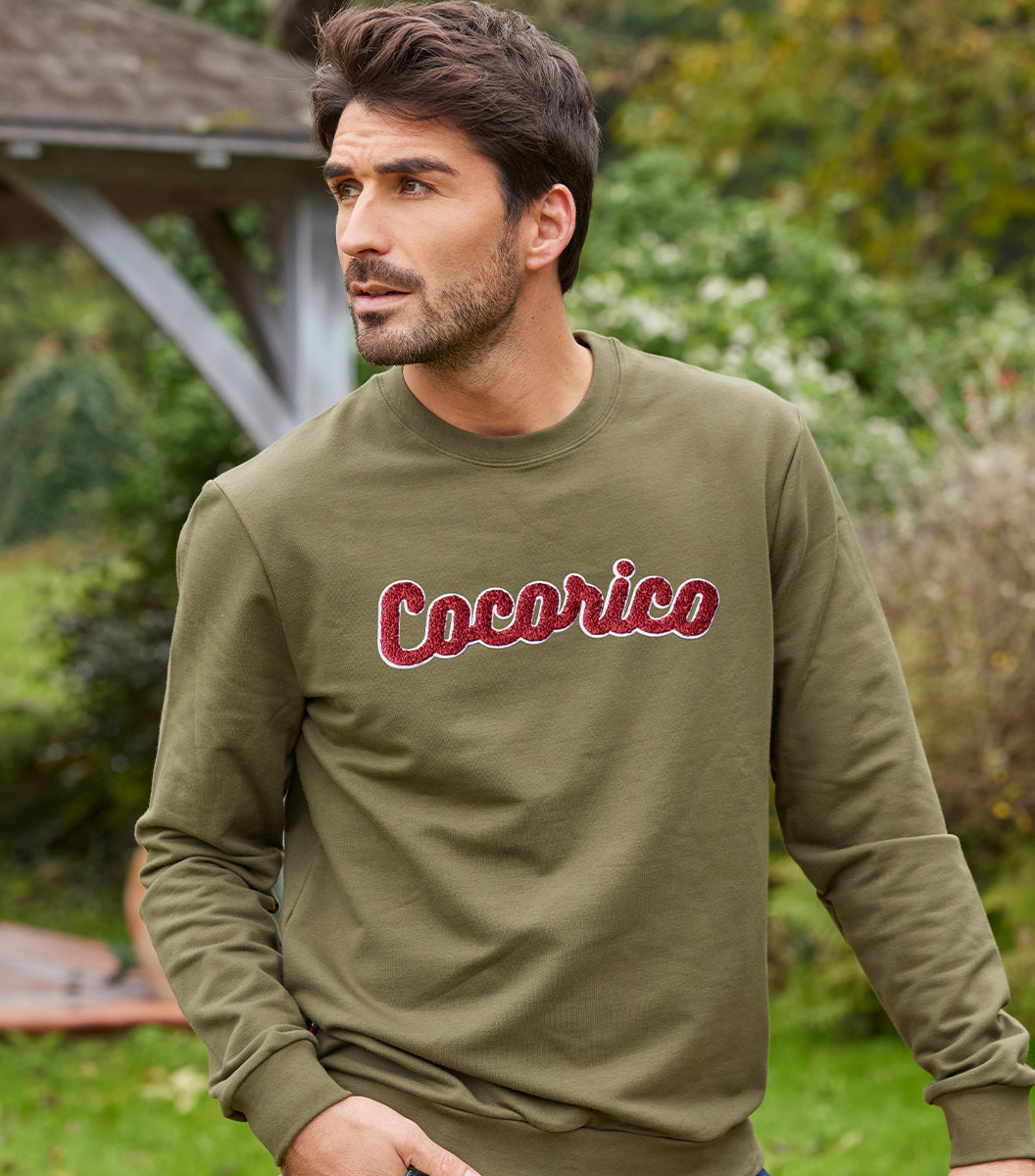 Sweat Homme Kaki - La Bouclette