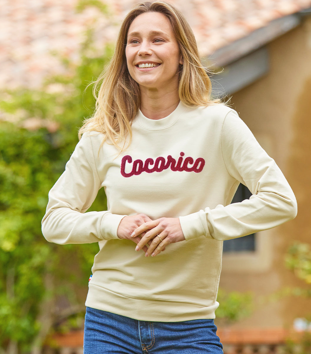 Sweat Femme Sable - Cocorico Bouclette