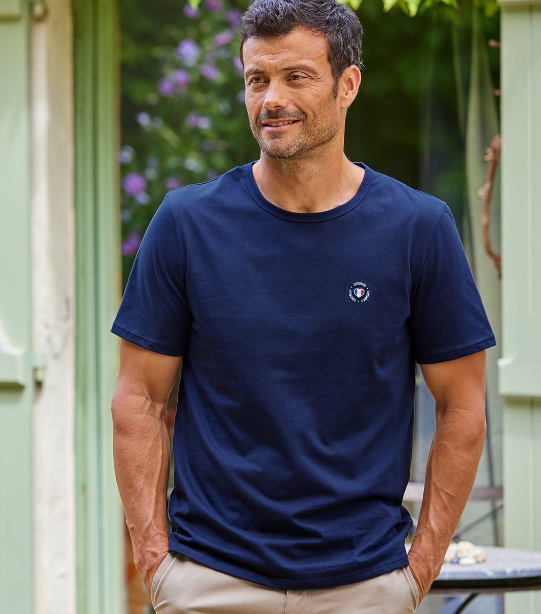 T-shirt Homme Marine - Blason