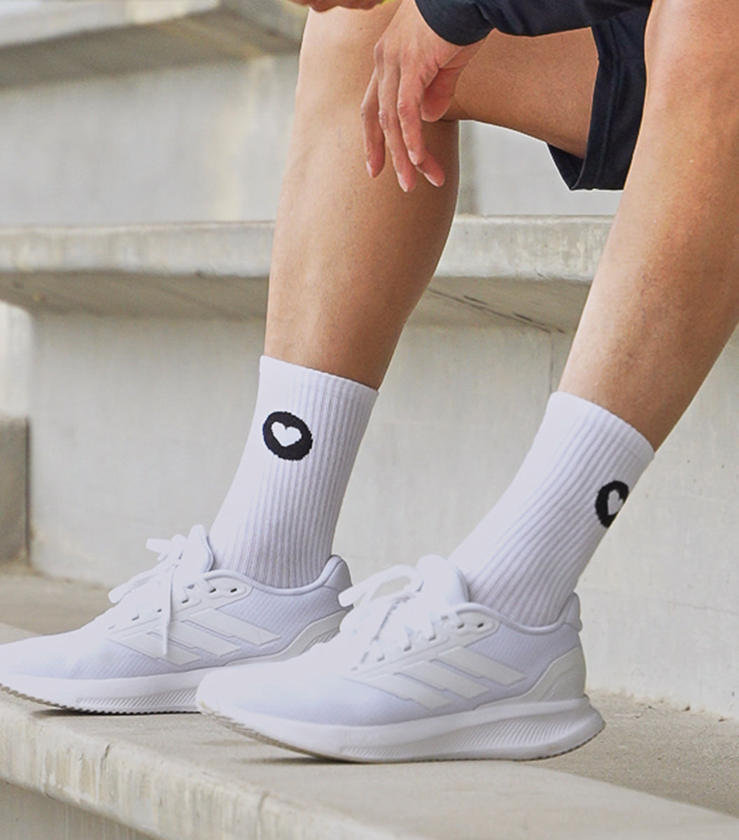 Chaussettes Sport Homme Blanc - Boost