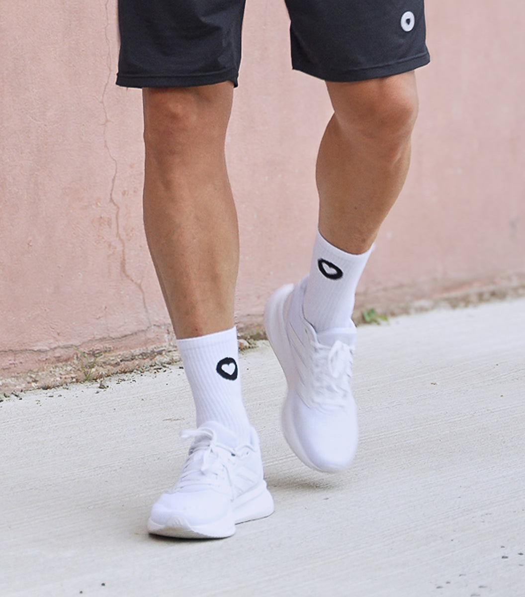 Chaussettes Sport Homme Blanc - Boost