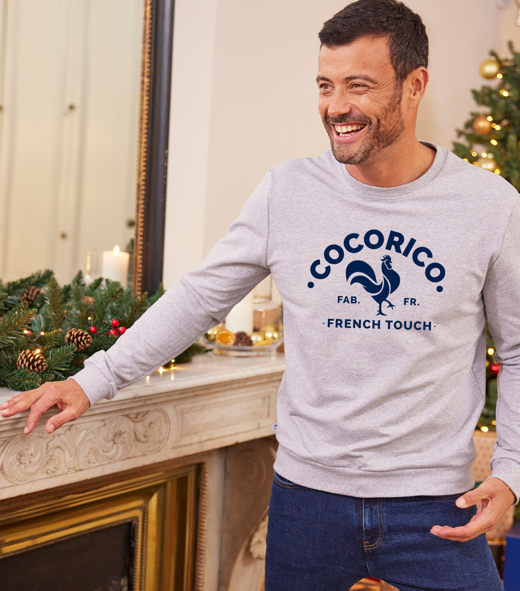 Sweat Homme Gris - Coq Français