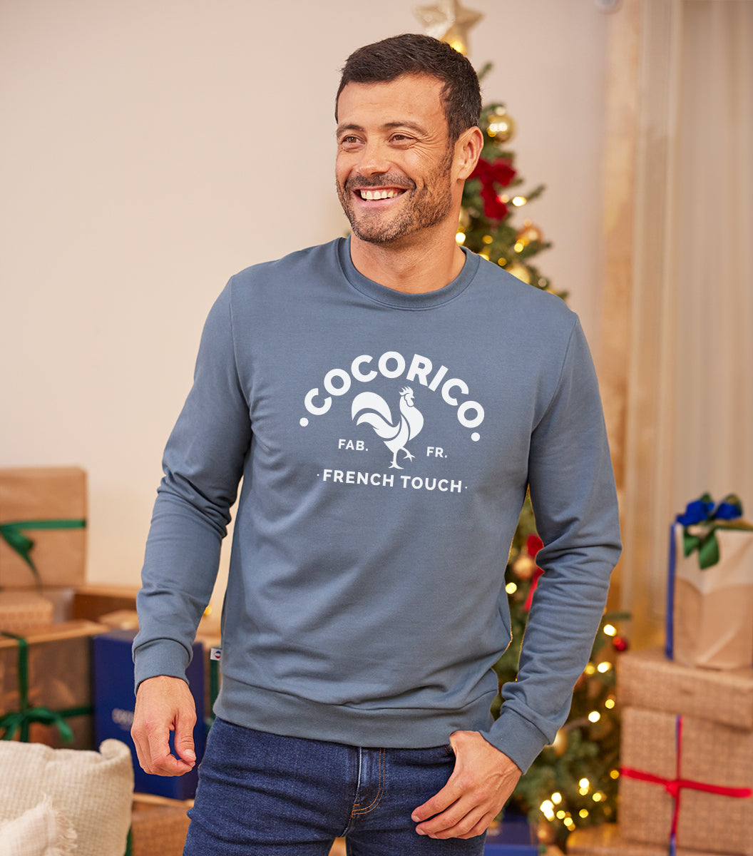 Sweat Homme Azur - Coq Français