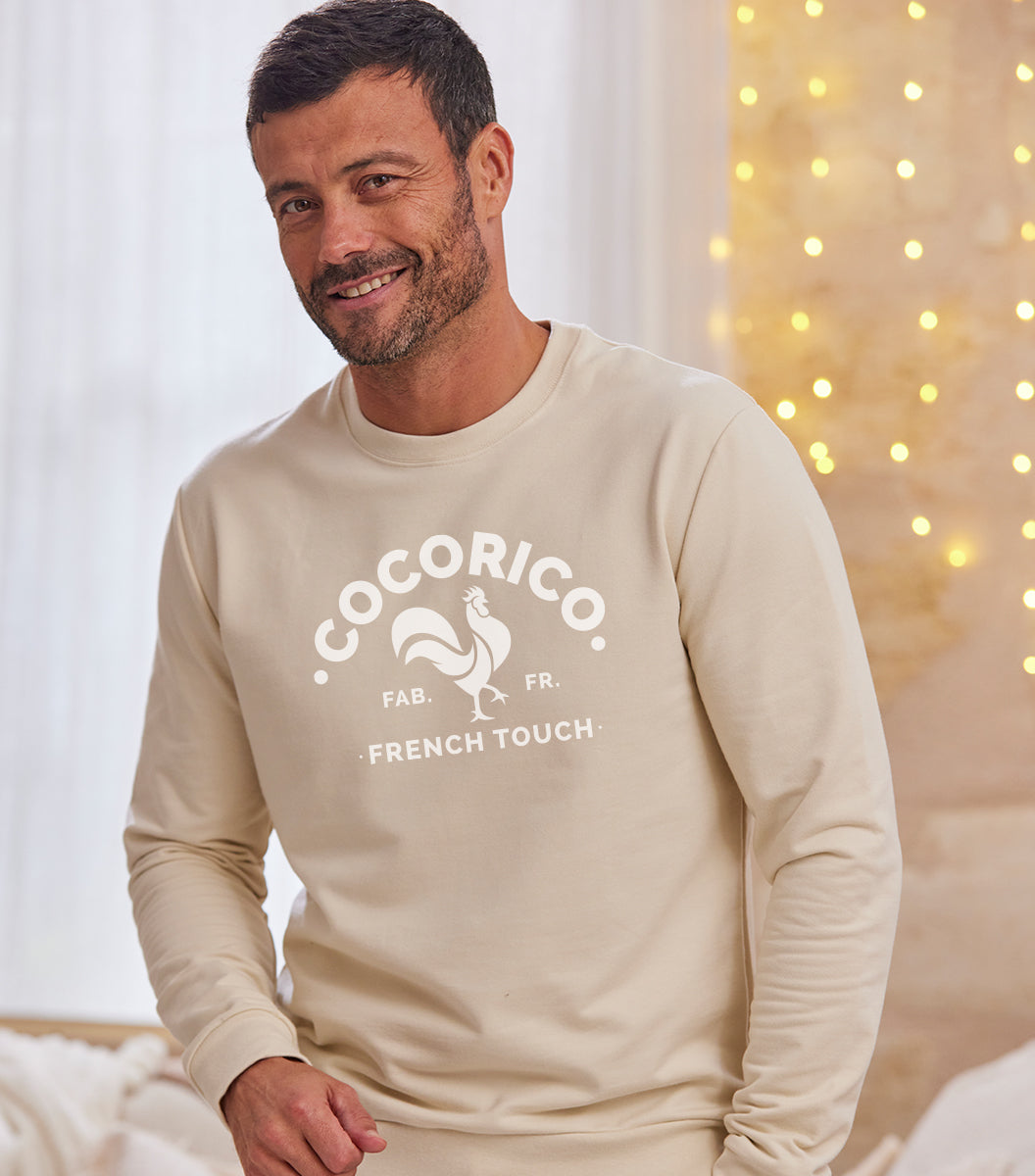 Sweat Homme Sable - Coq Français