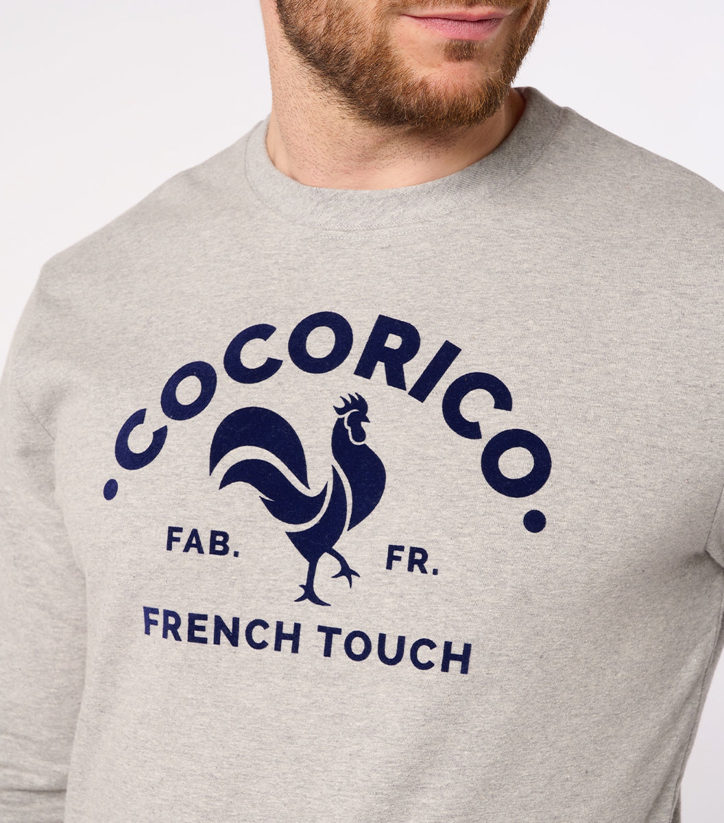 Sweat Homme Gris - Coq Français