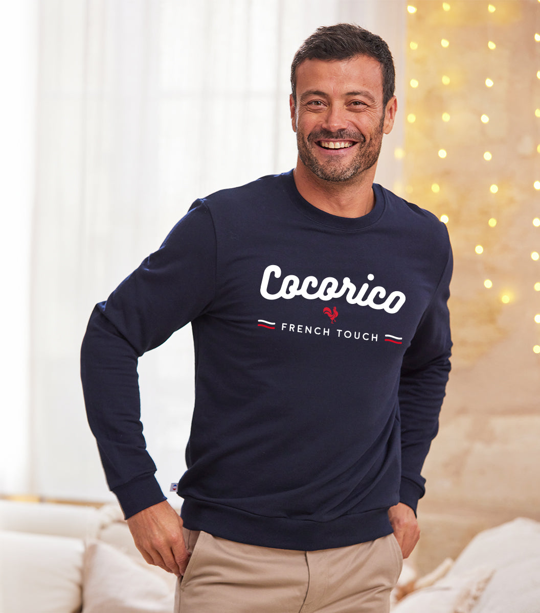 Sweat Homme Marine - French Touch