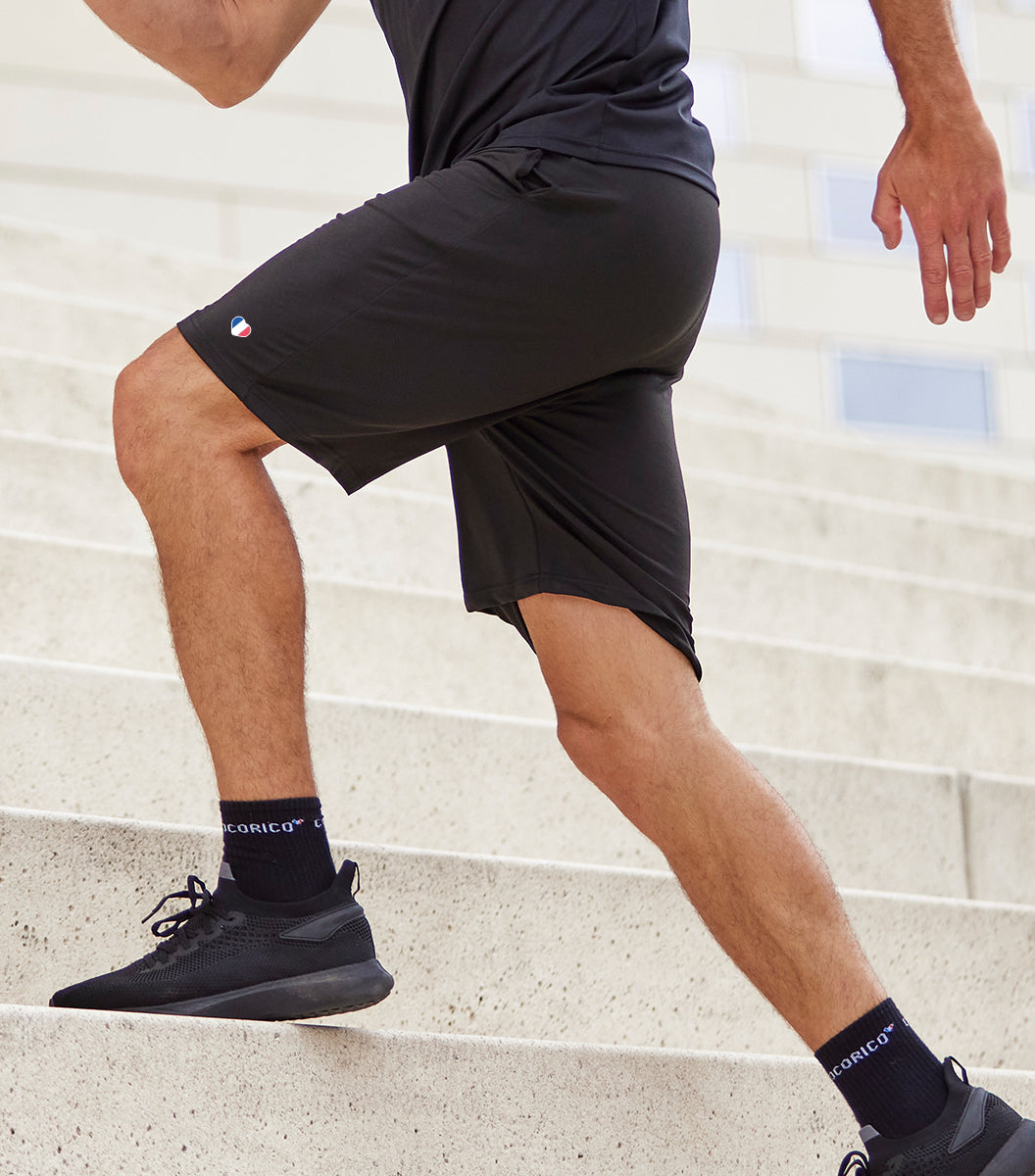 Short Sport Homme Noir - Iconique
