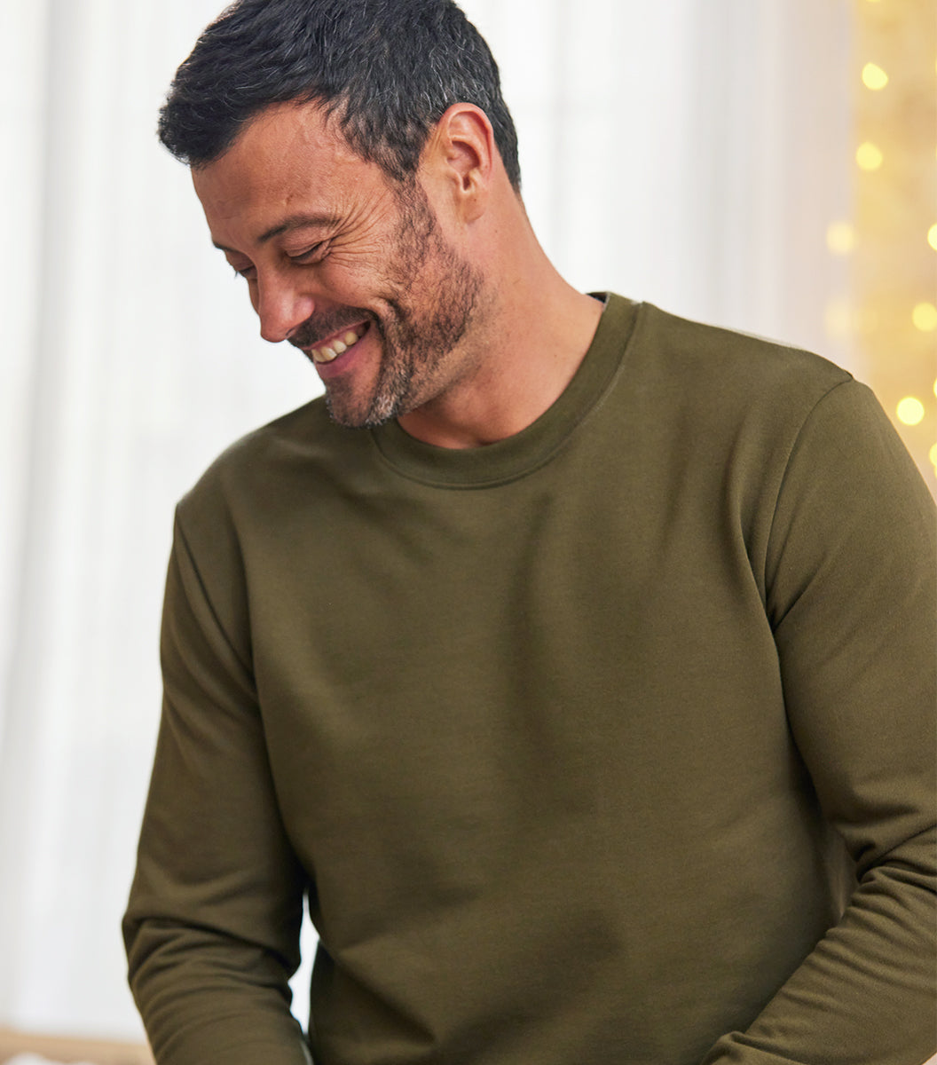 Sweat Homme Kaki - Intemporel