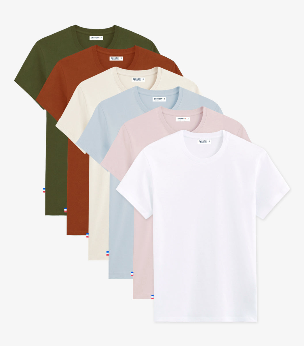 T-shirt Femme x6 - Pack Essentiels