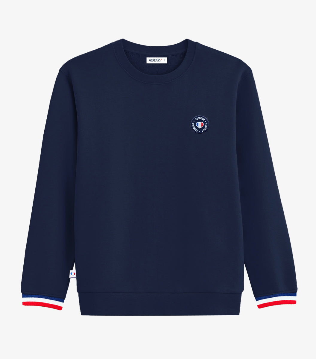Sweat Homme Supporter Marine - Blason