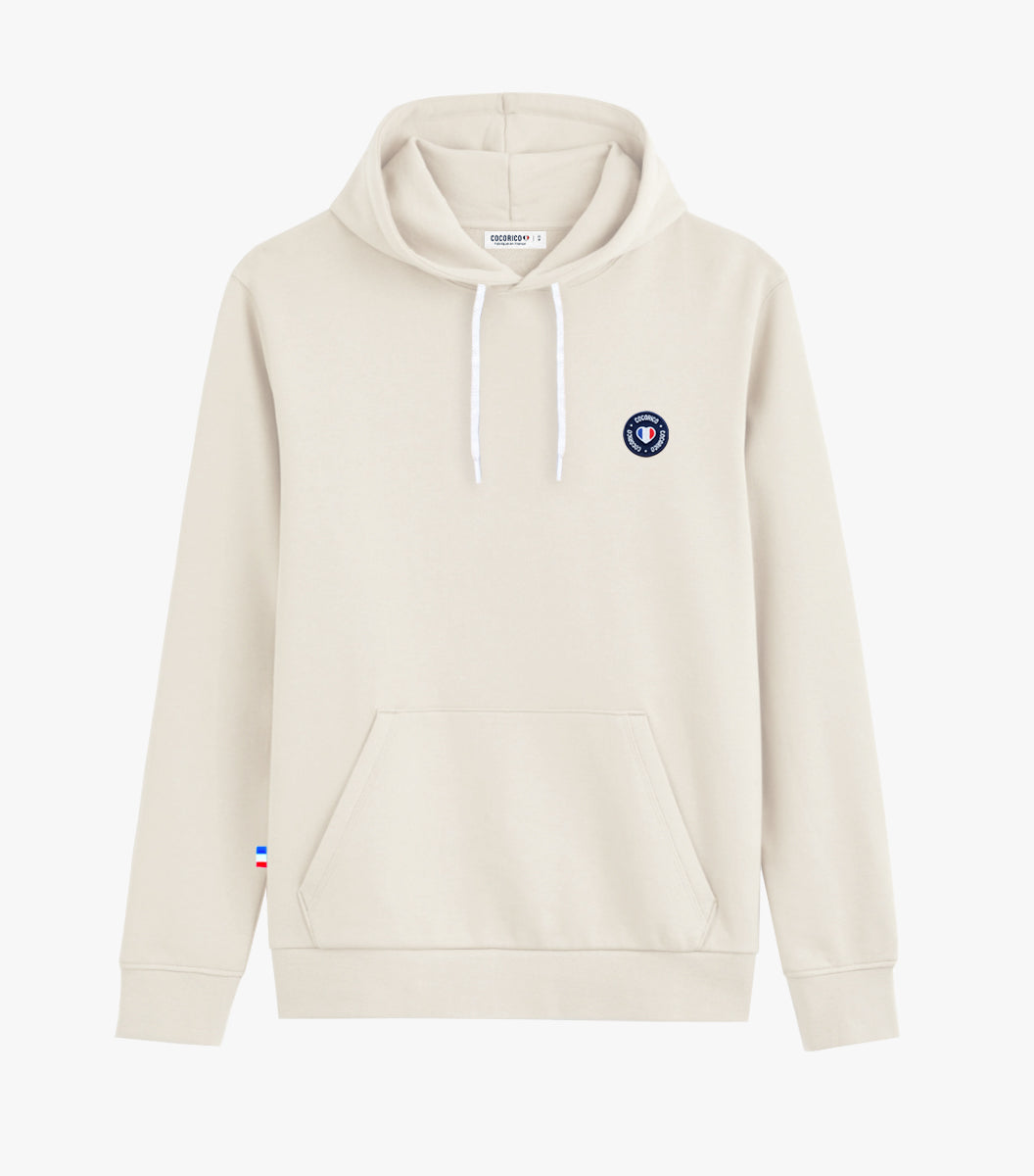 Sweat à capuche Femme Sable - Blason