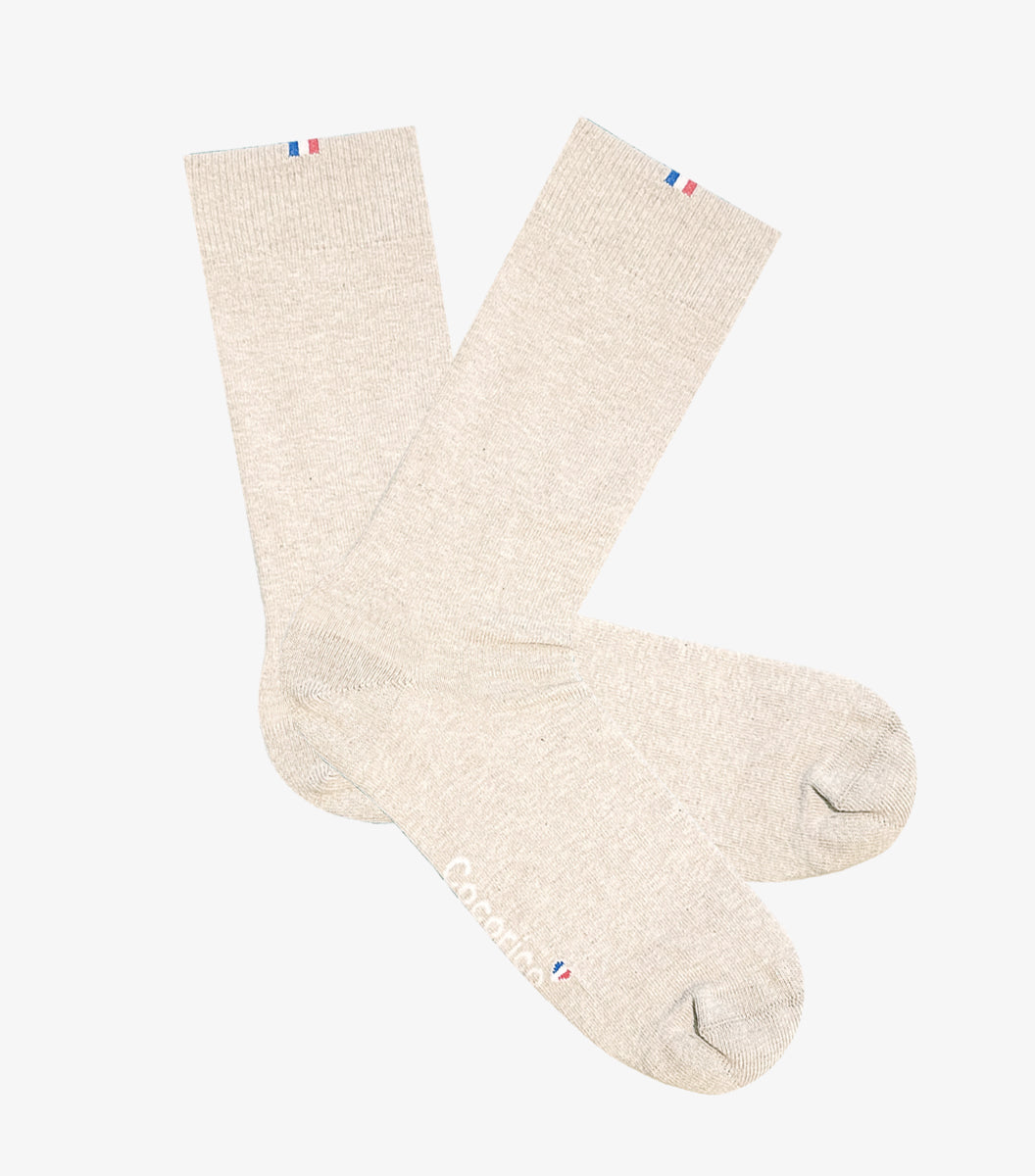 Chaussettes Homme Beige