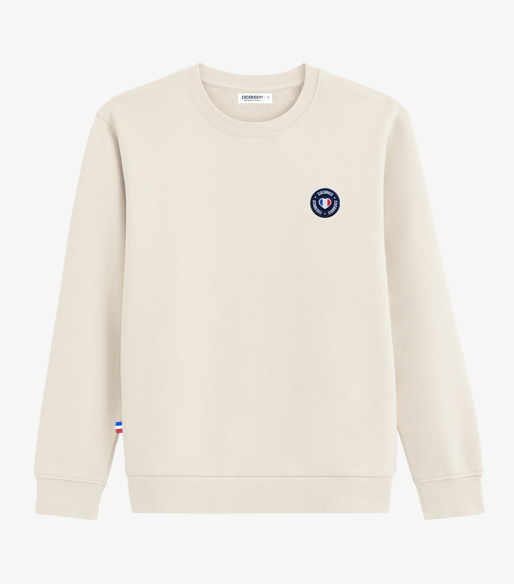 Sweat Homme Sable - Le Blason