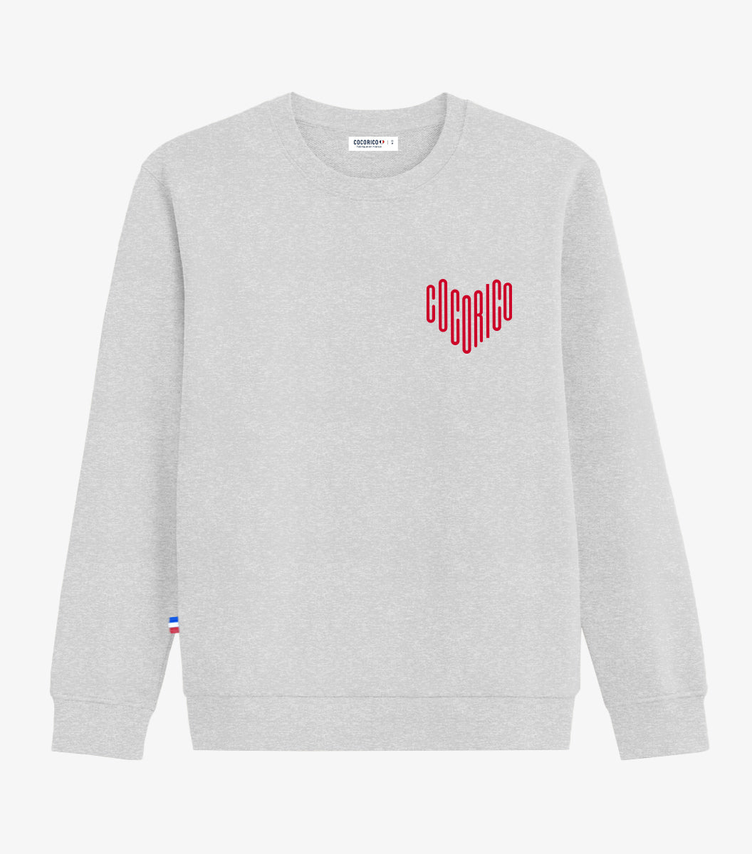 Sweat Femme Gris - Le Coeur