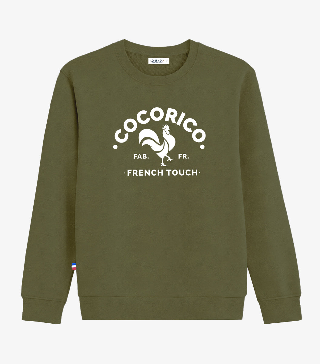 Sweat Homme Kaki - Coq Français