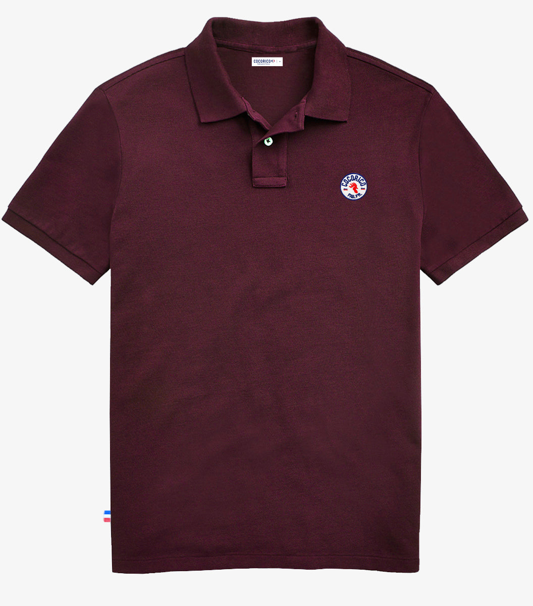 Polo Homme Bordeaux - Fab. en France