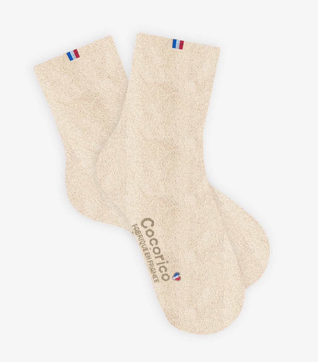 Chaussettes Femme Paillettes Or