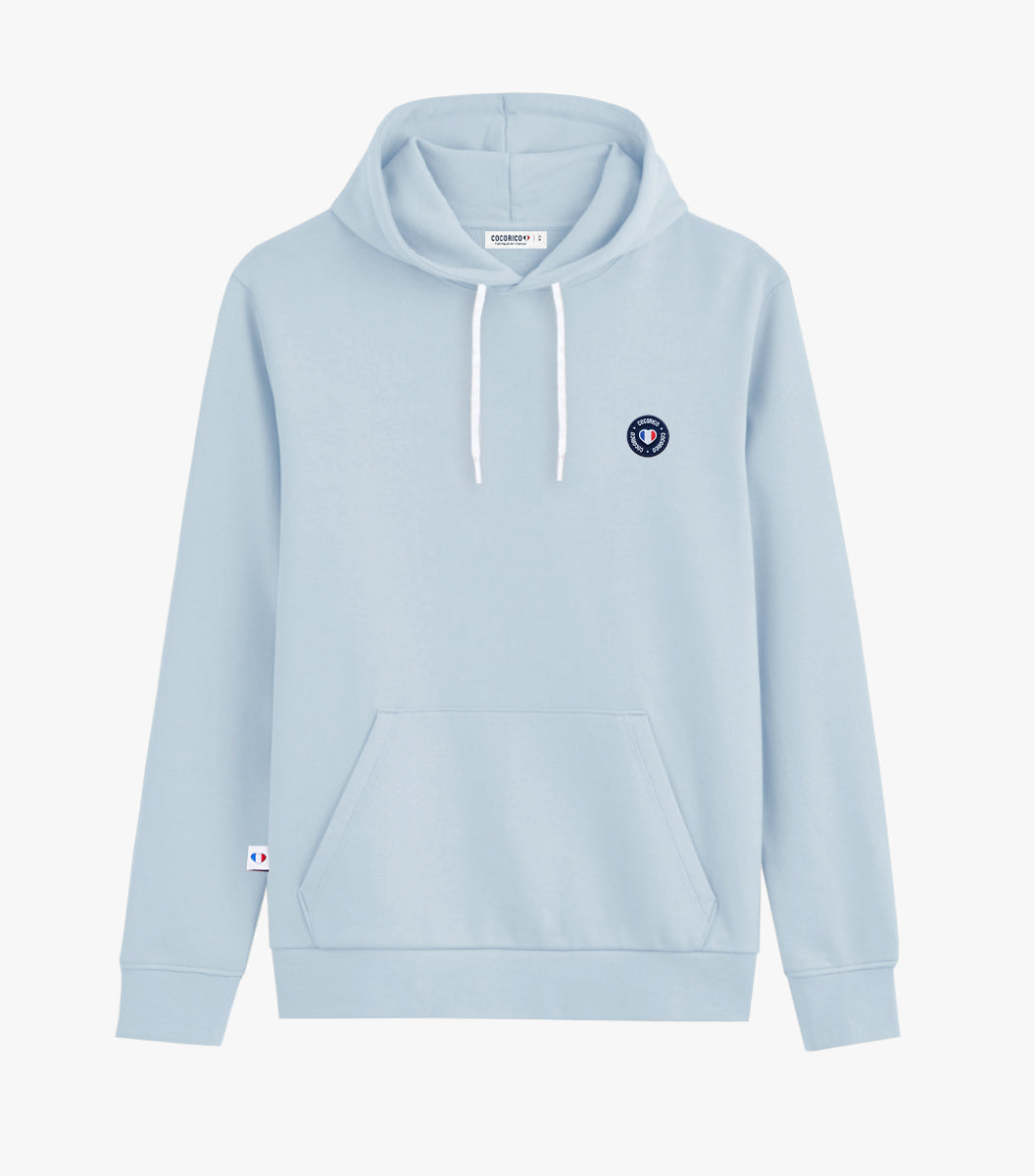 Sweat à capuche Femme Ciel - Blason