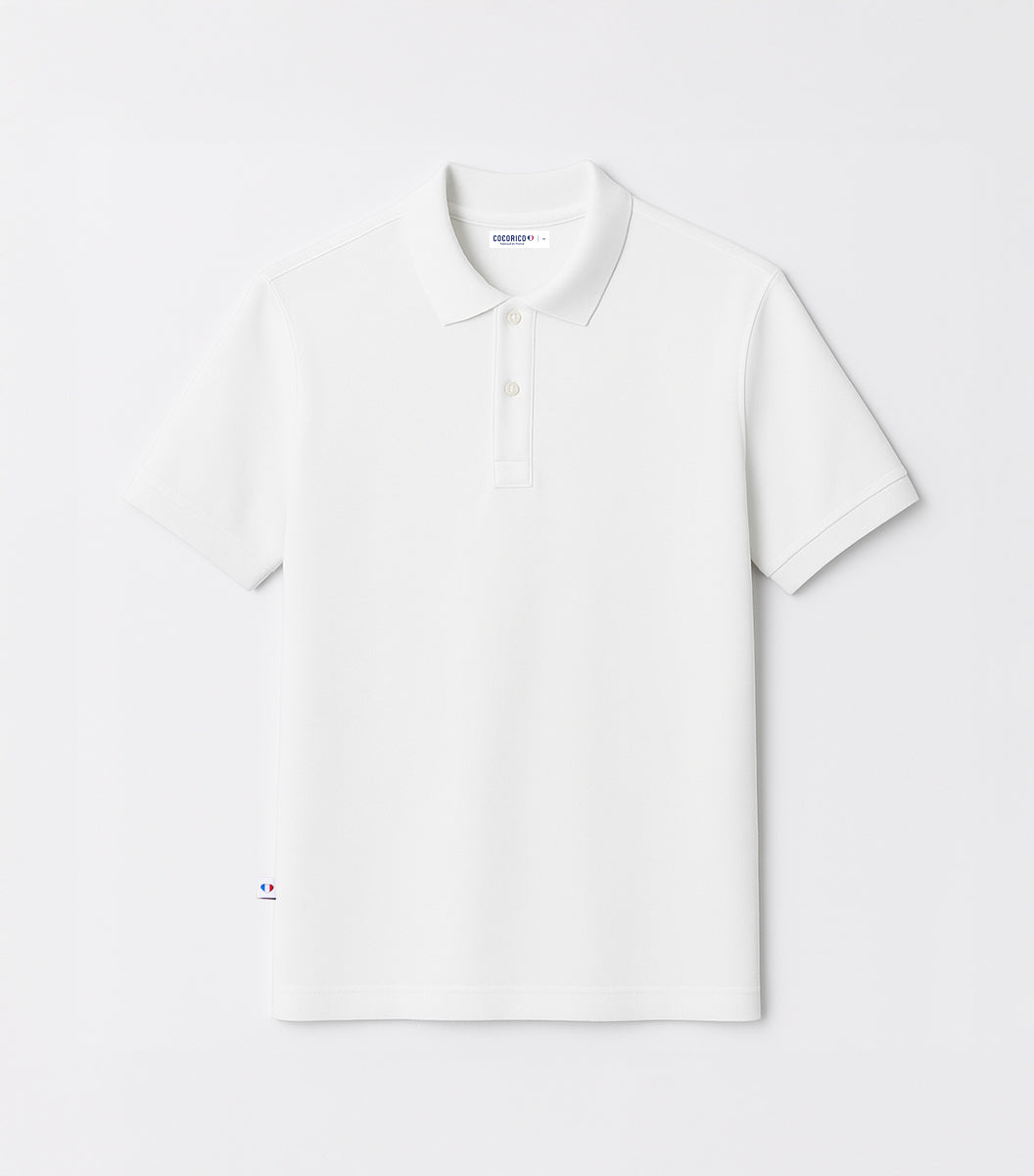 Polo Homme Blanc - Intemporel