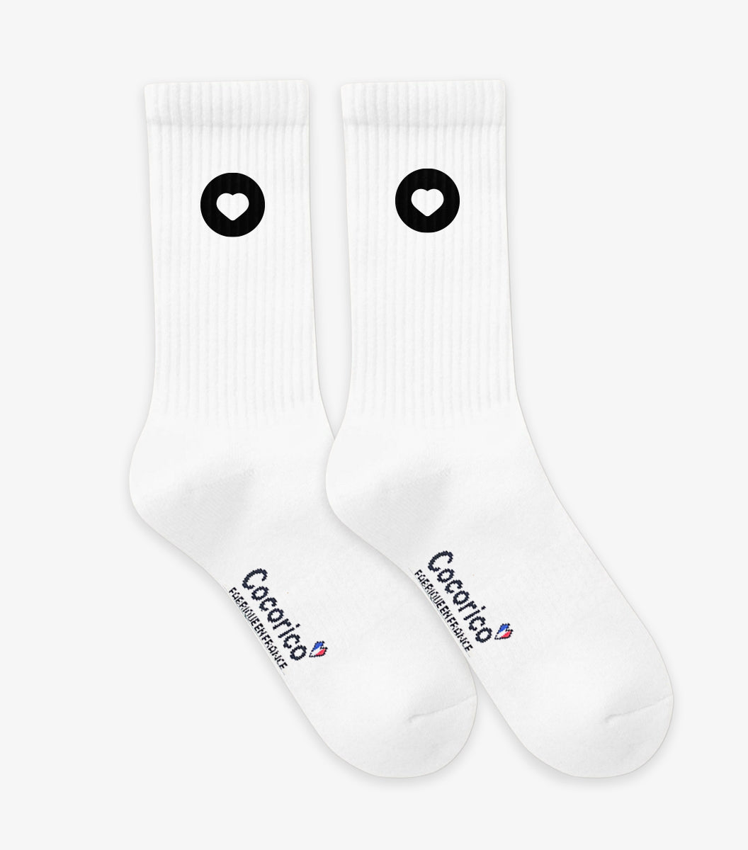 Chaussettes Sport Femme Blanc - Boost