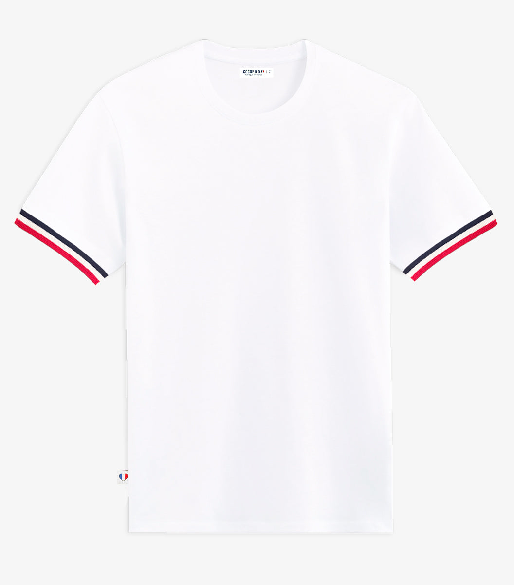 T-shirt Homme Supporter Blanc - Intemporel