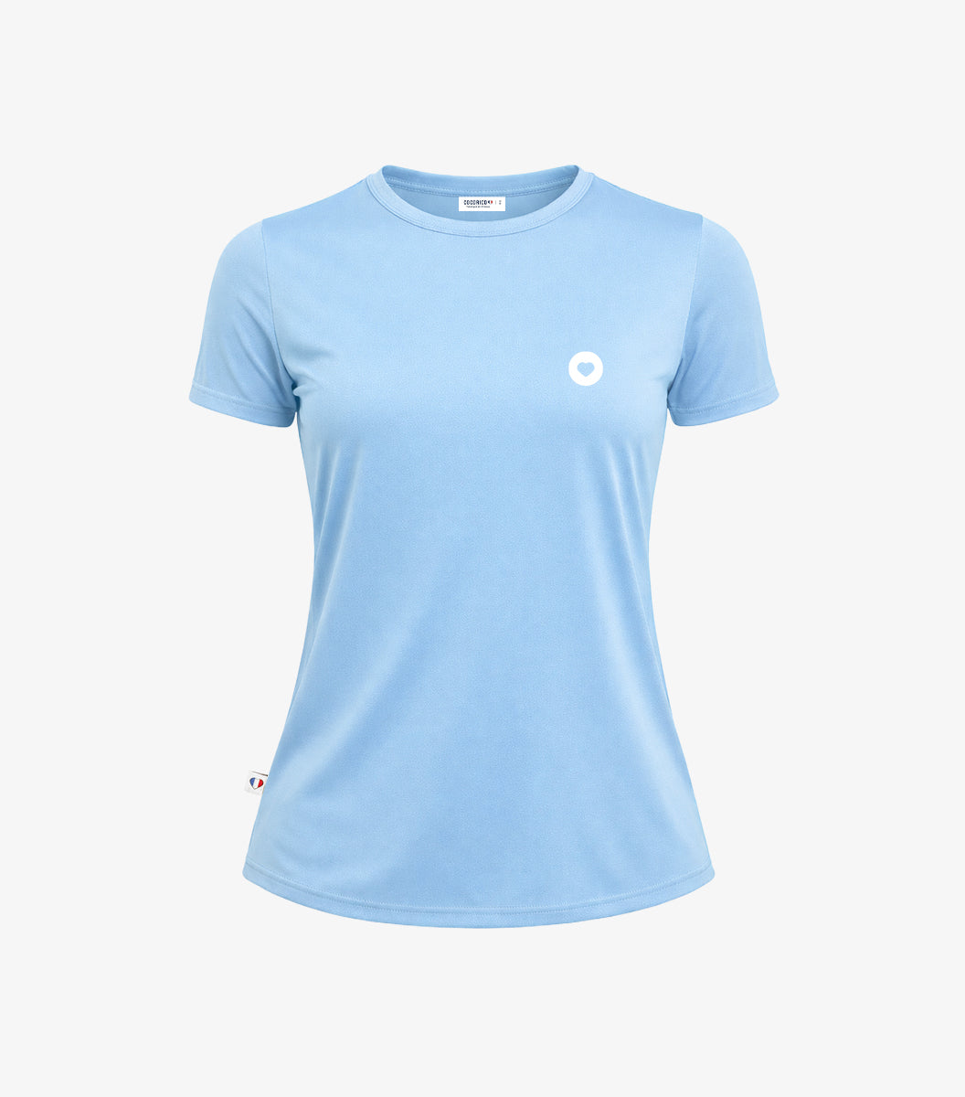 T-Shirt Sport Femme Ciel - Boost
