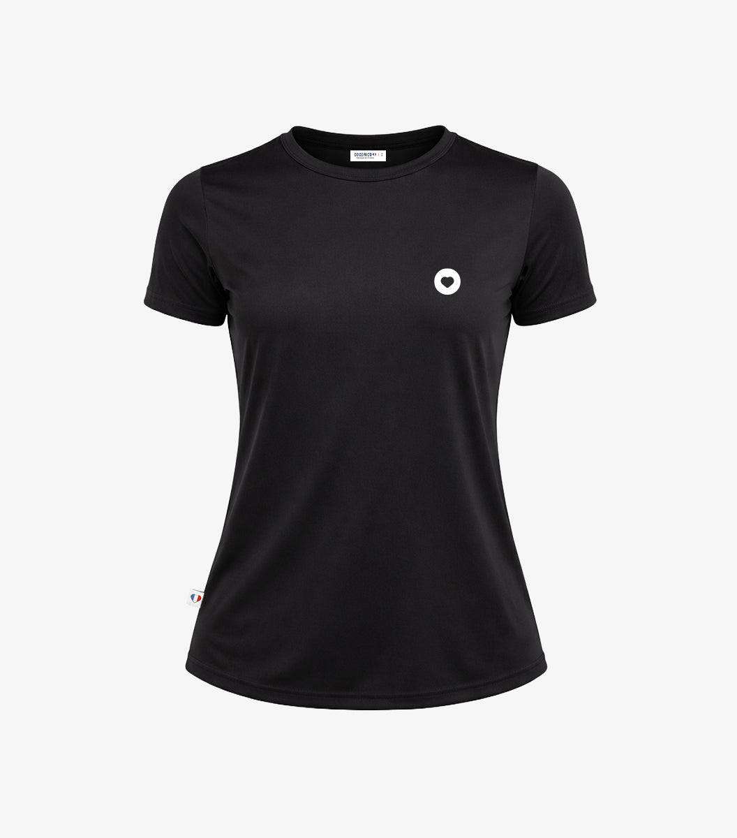 T-Shirt Sport Femme Noir - Boost