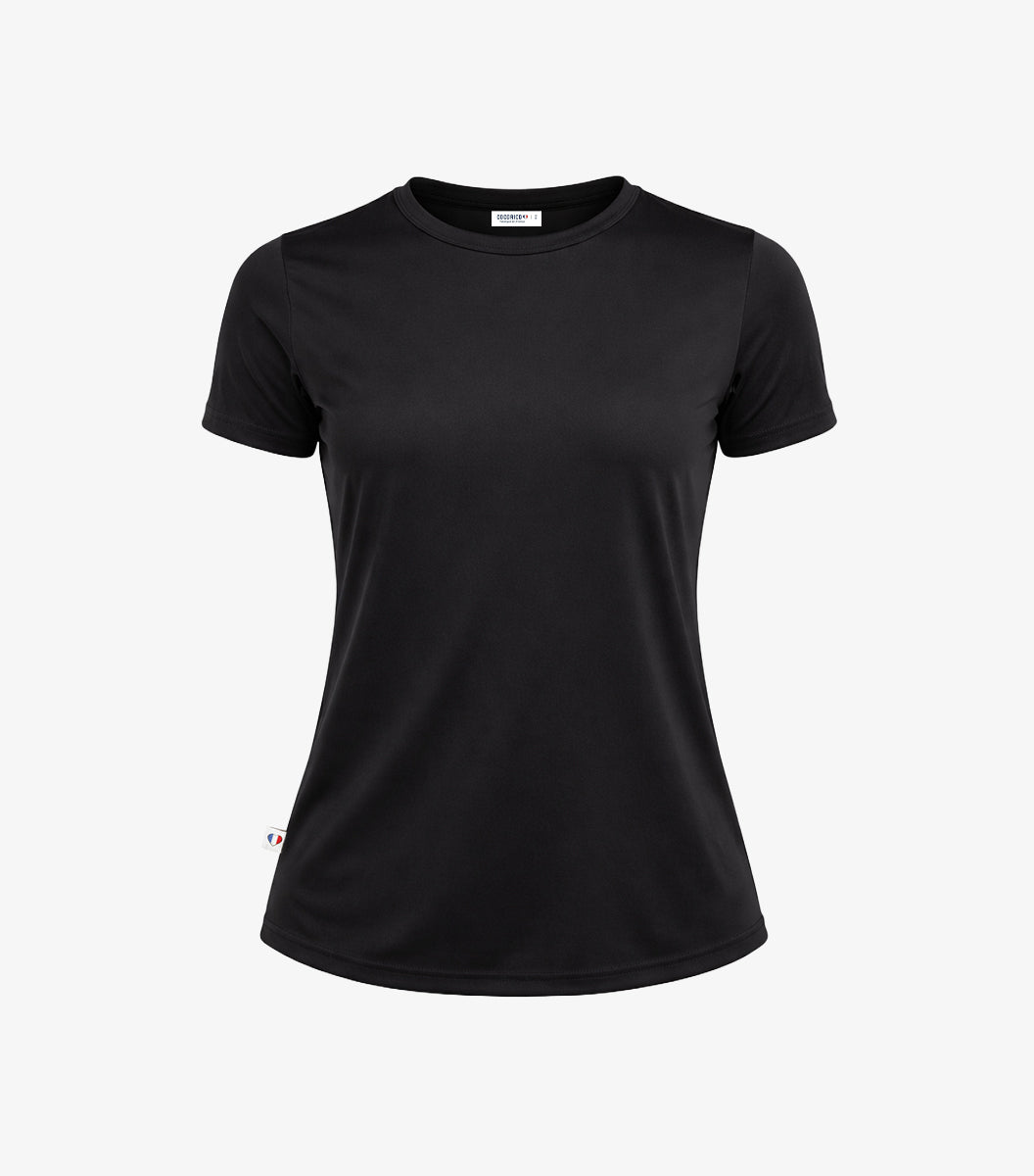 T-Shirt Sport Femme Noir - Focus