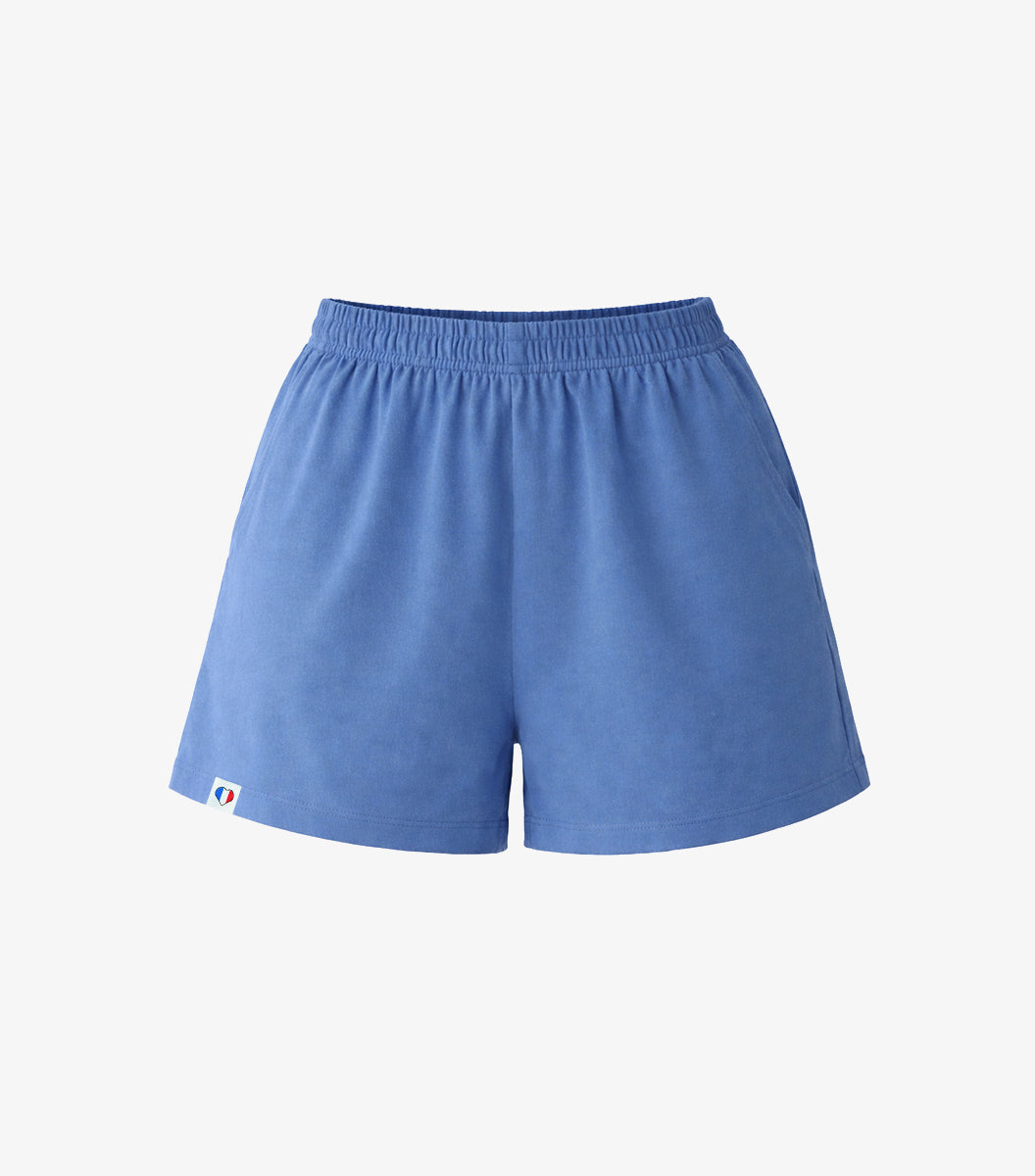 Short Pyjama Femme Bleu Riviera - Intemporel
