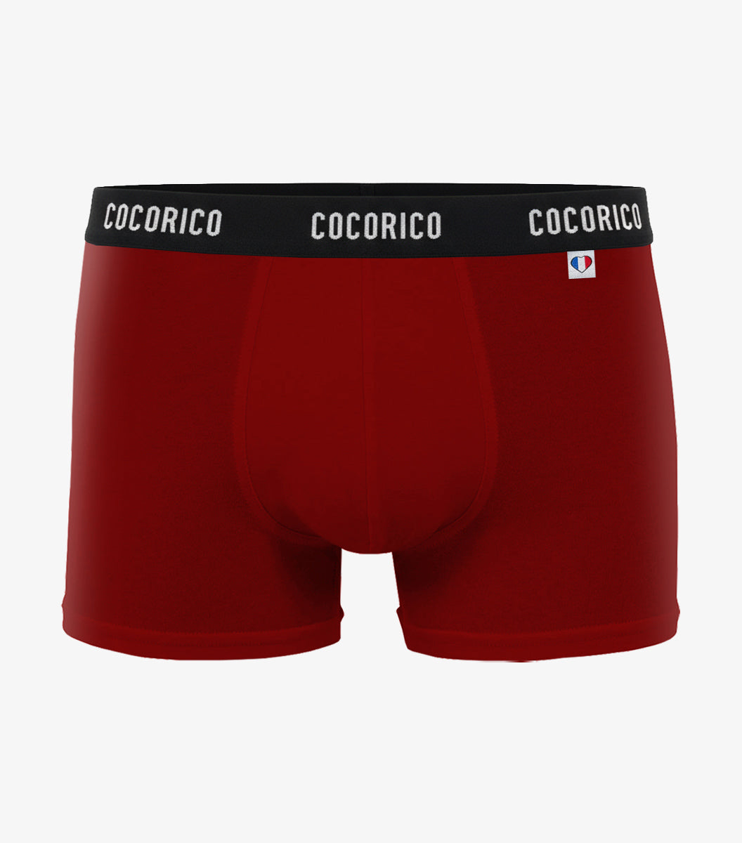 Boxer Homme Signature Rouge - Intemporel