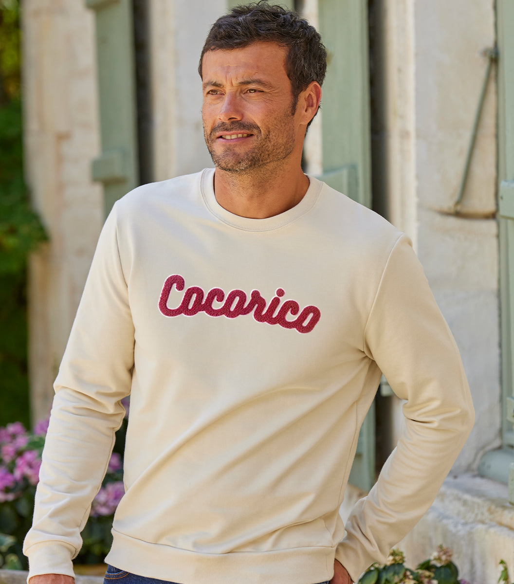 Sweat Homme Sable - La Bouclette