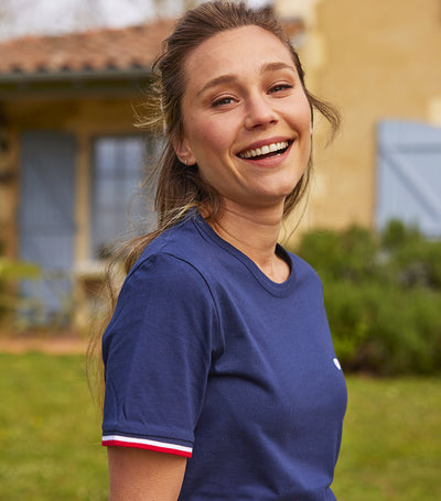 T-shirt Femme Supporter Marine - L'iconique