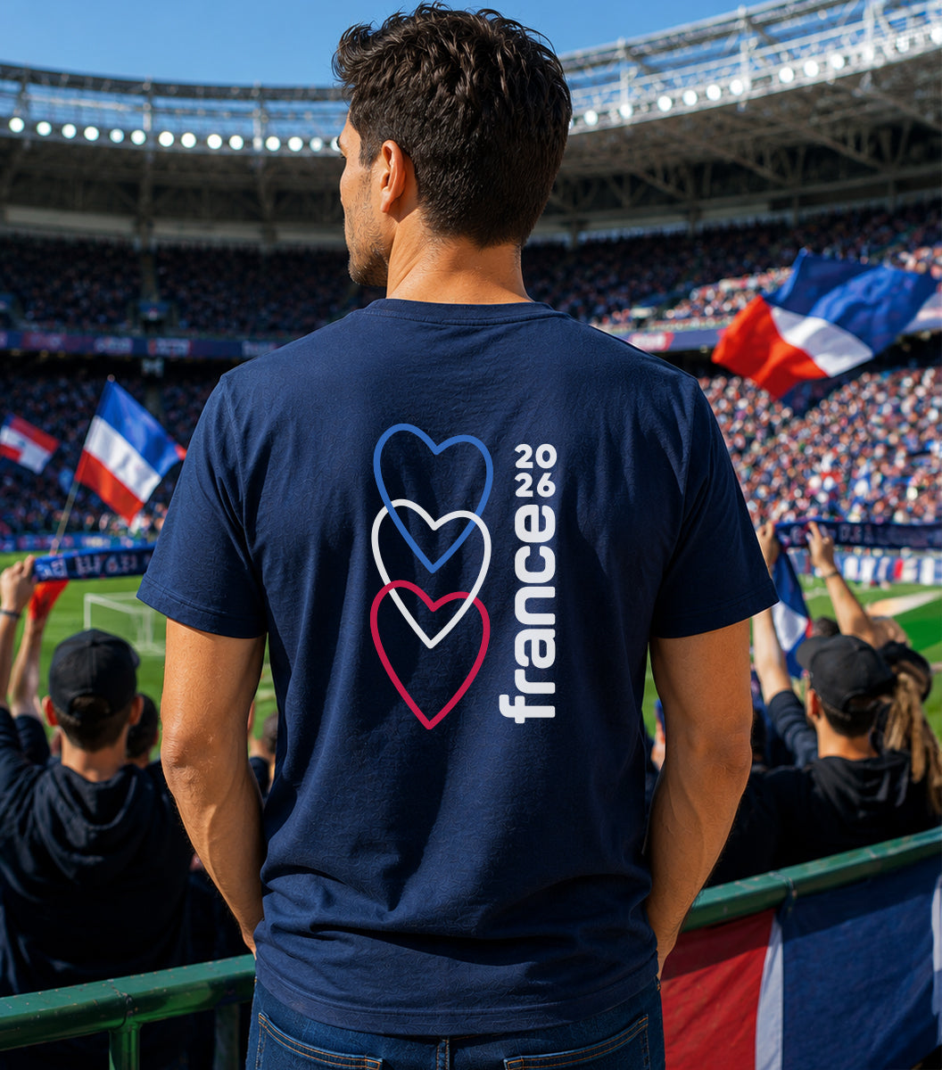 T-shirt Homme Marine - Vibrations
