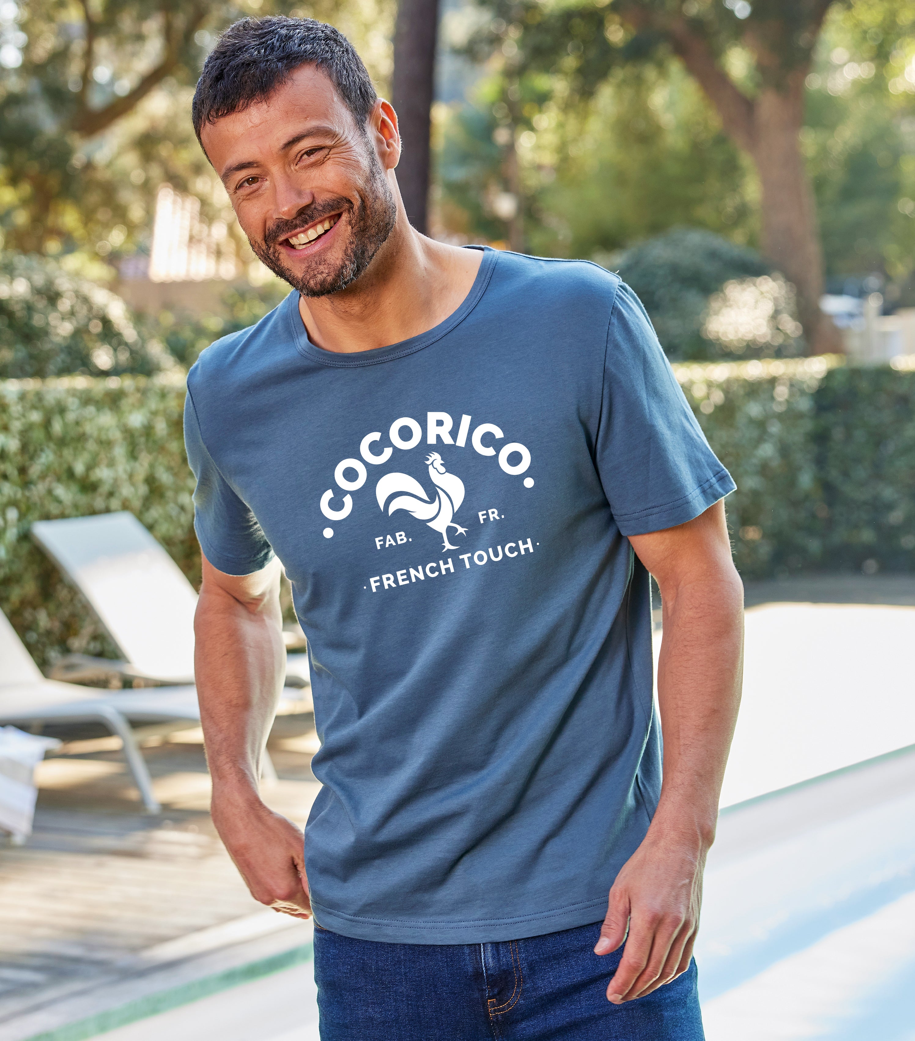 T-shirt Homme Azur - Coq Français