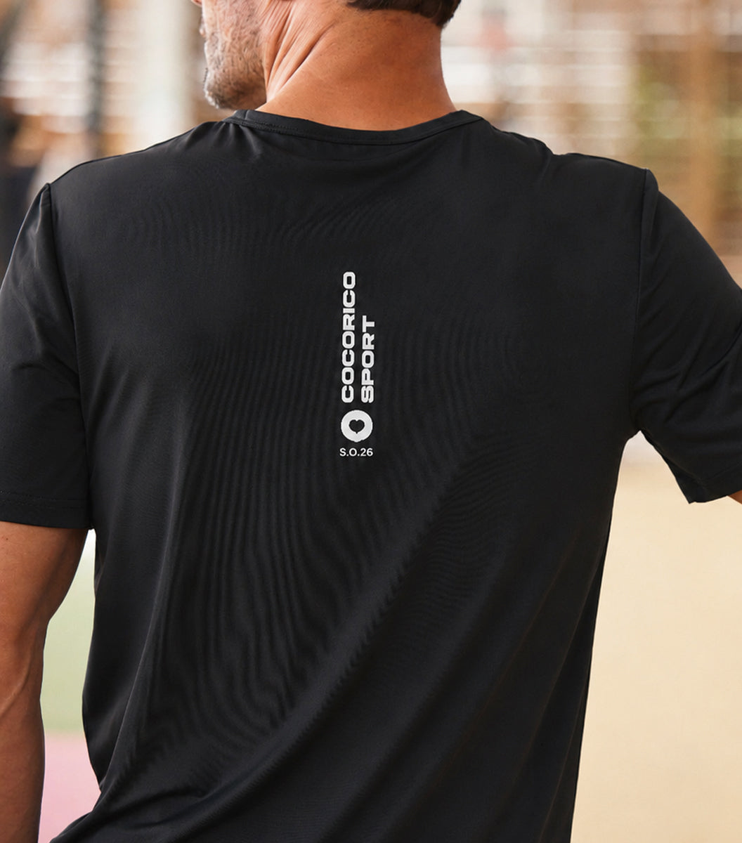 T-shirt Sport Homme Noir - Focus