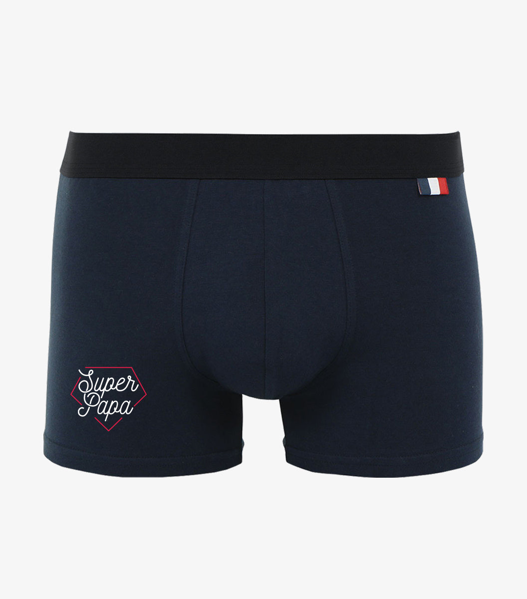 Boxer Homme Marine - Super Papa