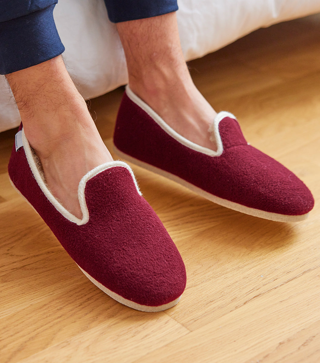 Charentaises Homme Bordeaux