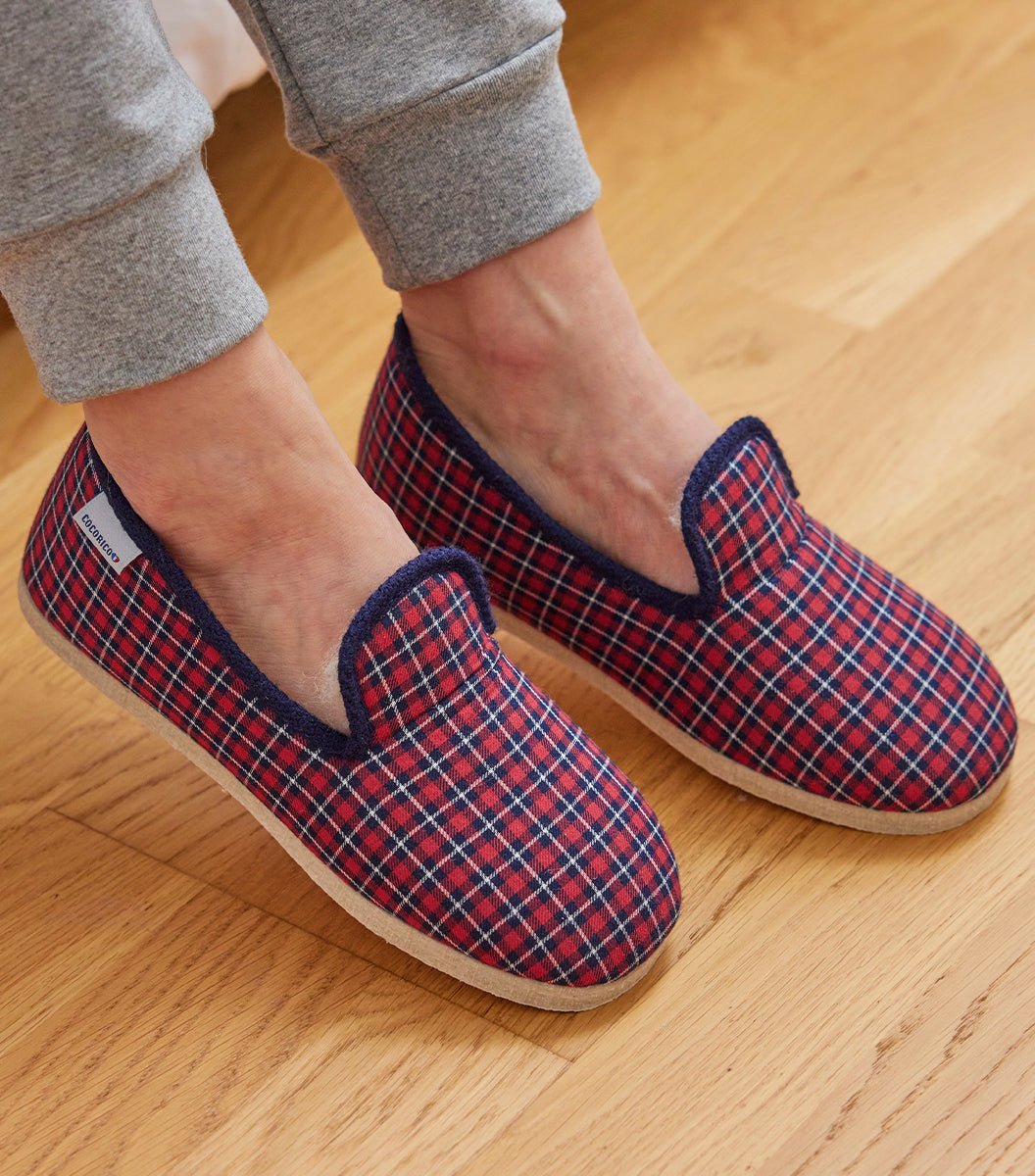 Charentaises Femme Tartan