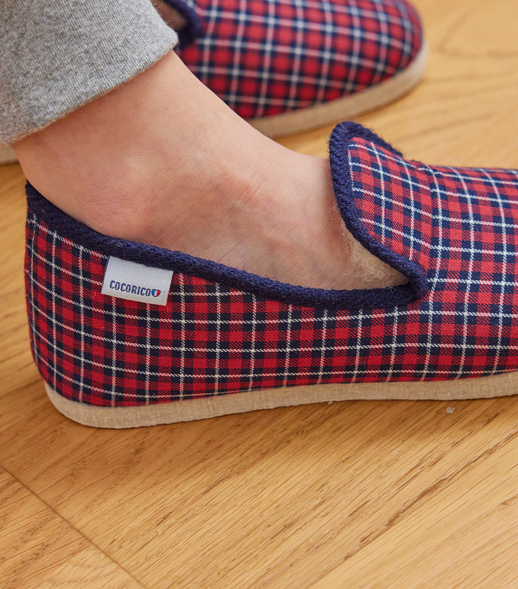 Charentaises Femme Tartan