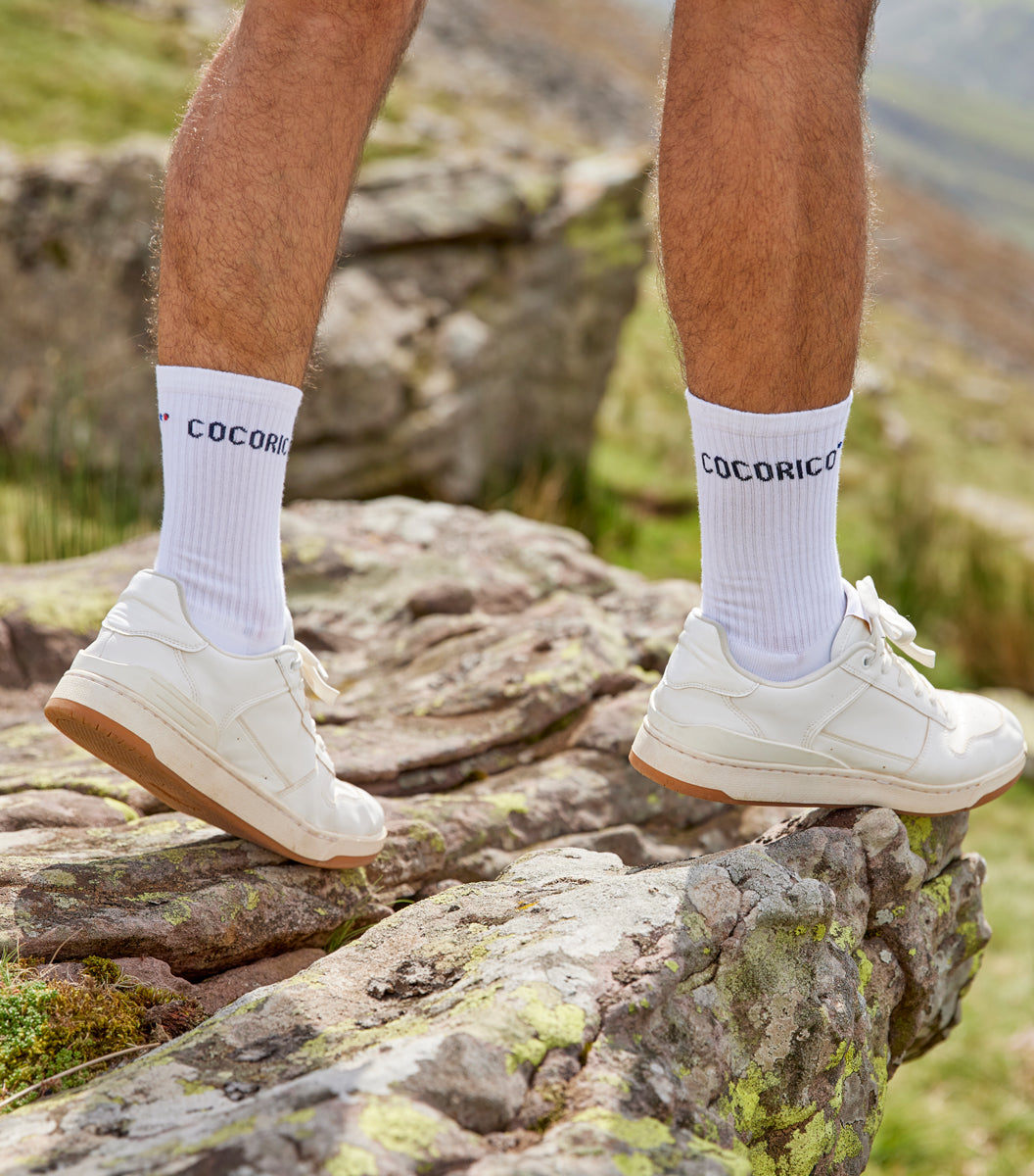 Chaussettes Homme Sport Blanc - Cocorico