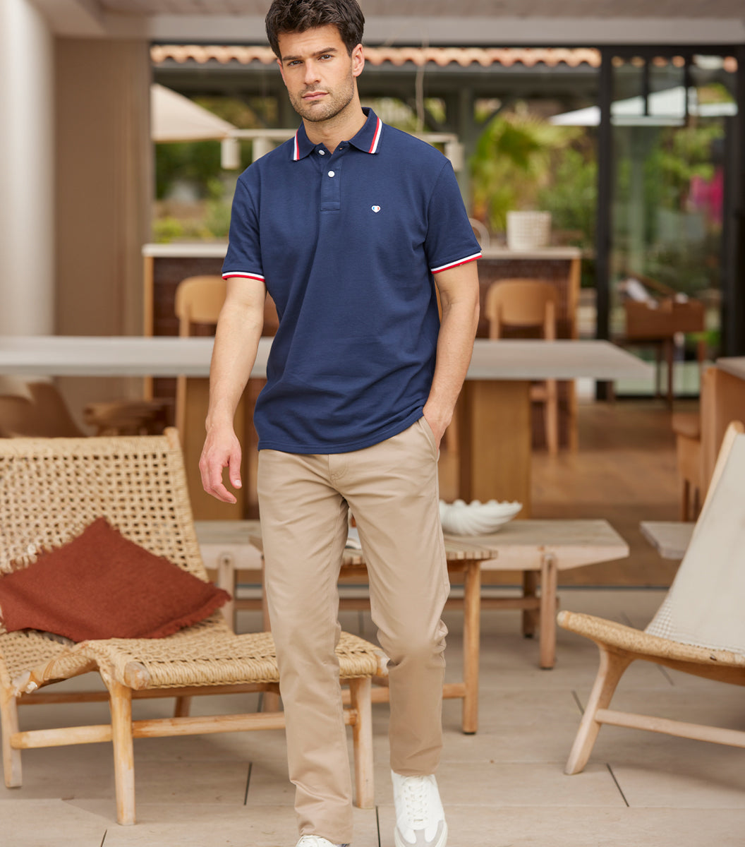 Pantalon Chino Homme Beige