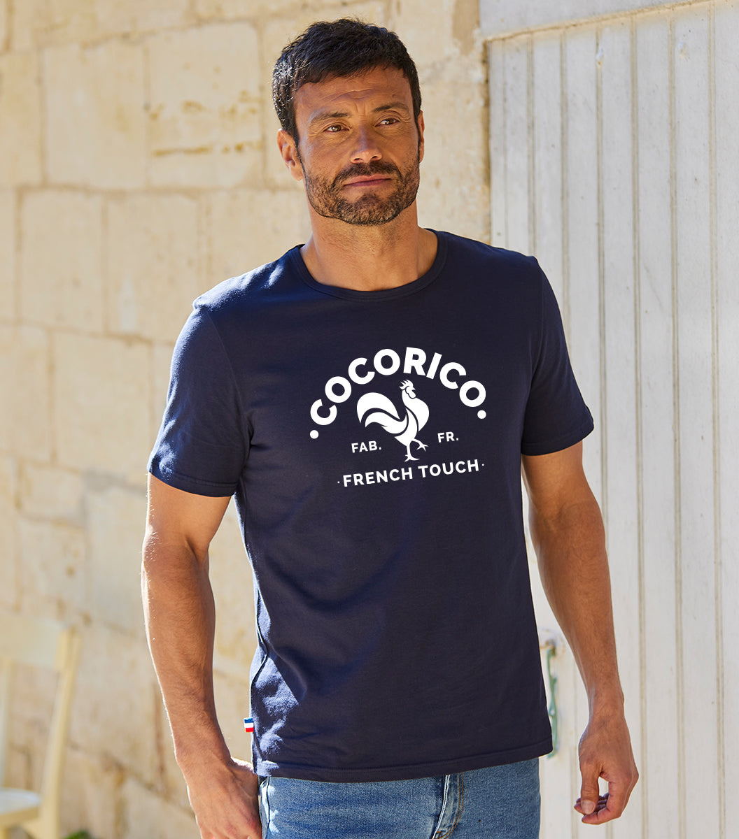 T-shirt Ile de ré typo gris chiné Odîle - Cargo