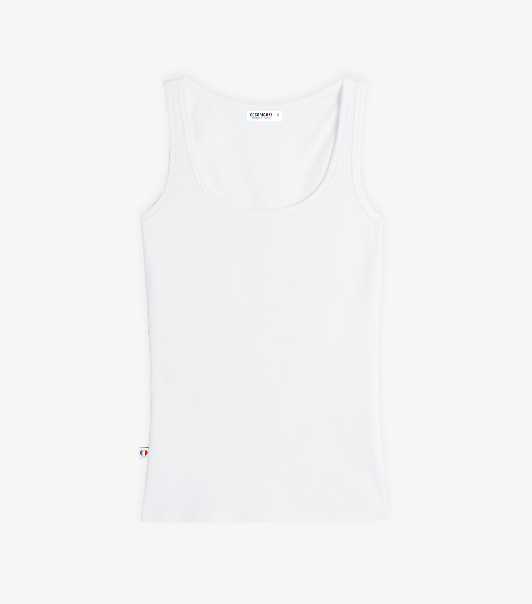 Débardeur Femme Blanc - Intemporel