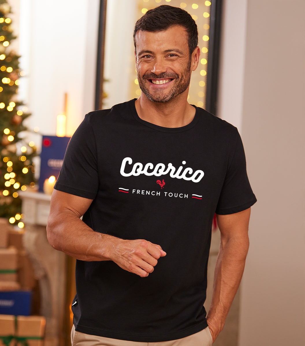 T-shirt Homme Noir - French Touch